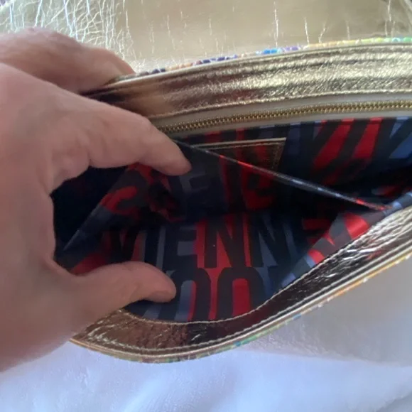 ** NOT FOR SALE ** VIVIENNE WESTWOOD Multi-Color Snakeskin Clutch - Picture 4 of 13